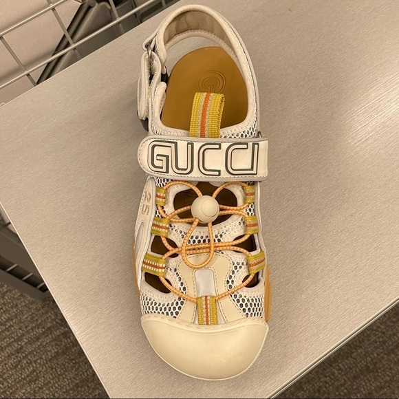 Gucci tinsel mesh reflective sandals - Picture 8 of 8